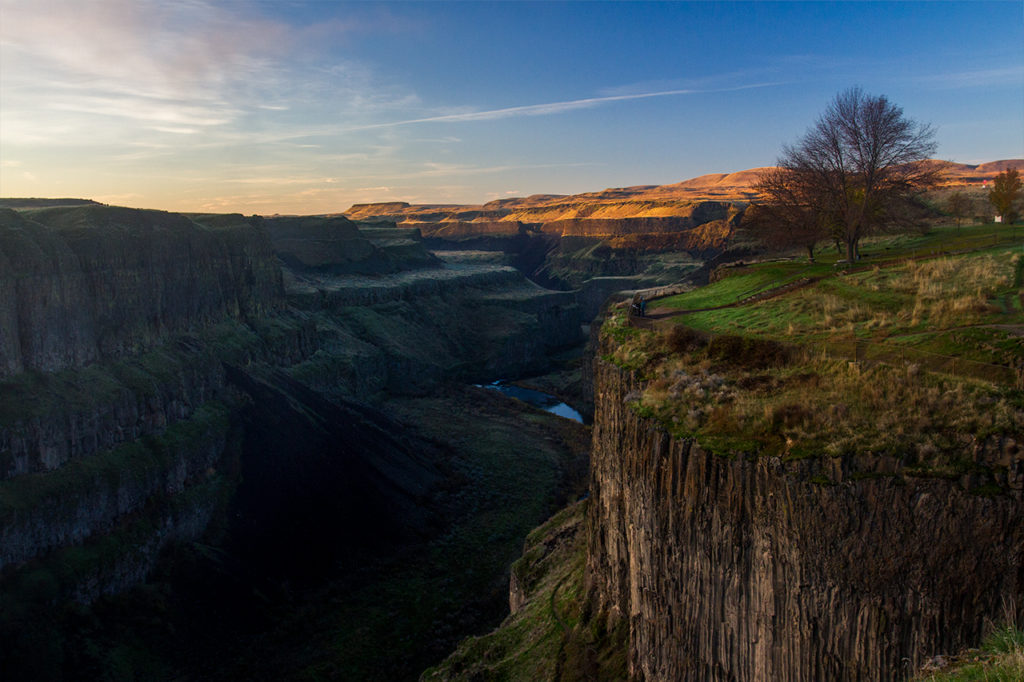 Palouse Falls canyon